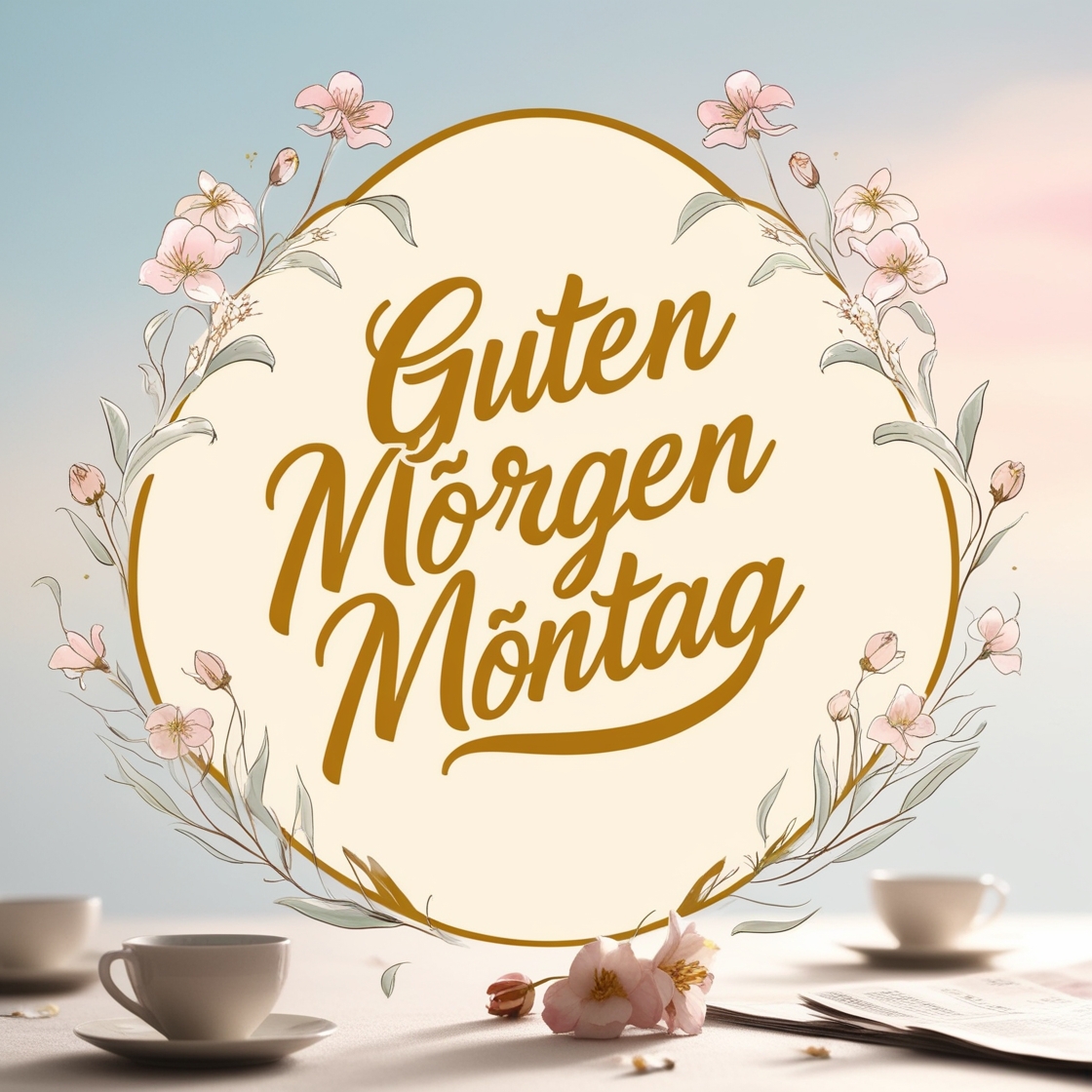 Guten Morgen Montag Wochenstart